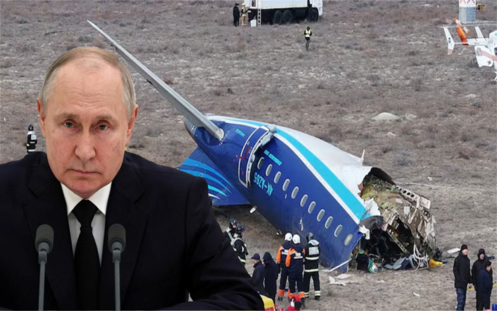 Putin Apologizes for Azerbaijan Airlines Plane Crash Caused by Russian Air Defences