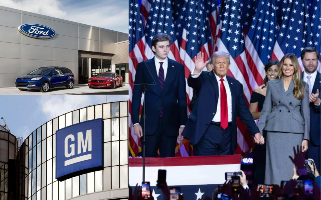 Ford Motor and GM announced to donate $1 Million and contribute vehicles to Trump's January Inauguration