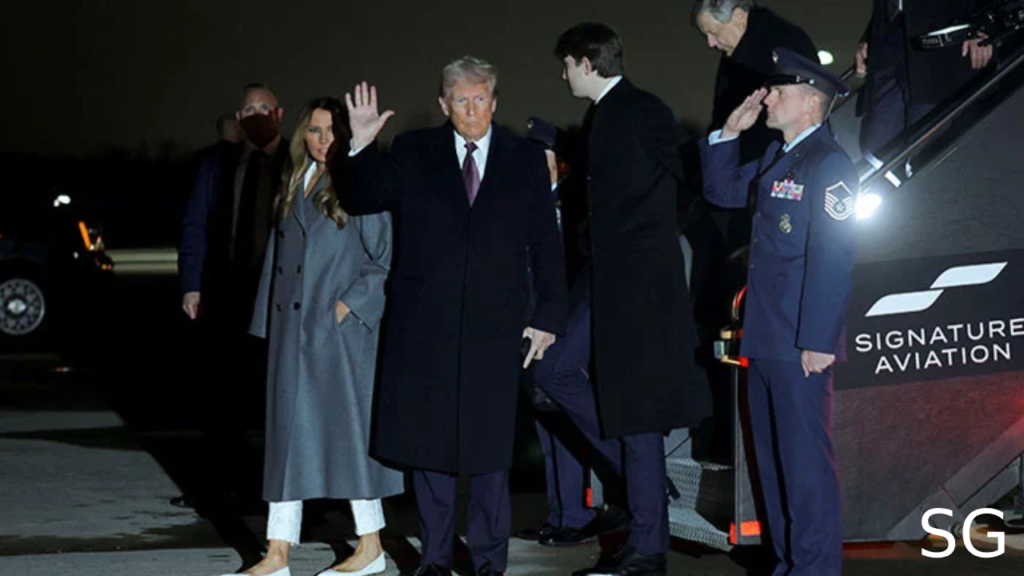 Trump Arrives in Washington for 2nd Inauguration Amid Record-Cold