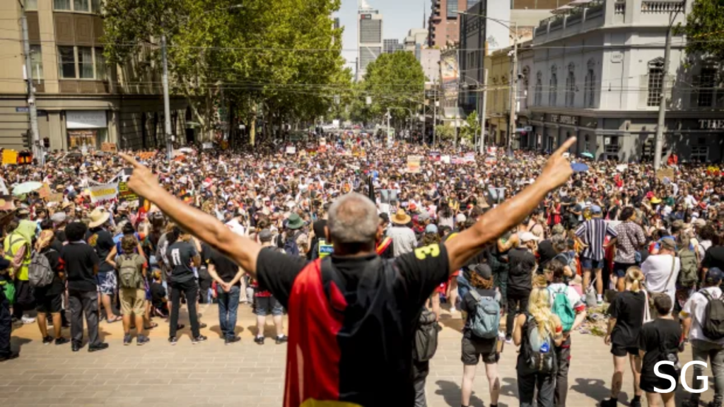 Invasion Day Protest: Call for Justice and Indigenous Rights Mark Australia Day 1 Invasion Day Protest: Call for Justice and Indigenous Rights Mark Australia Day
