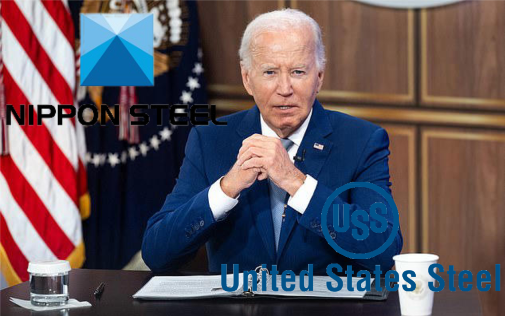 Biden Blocks Nippon Steel $14.9 Billion U.S. Steel Acquisition