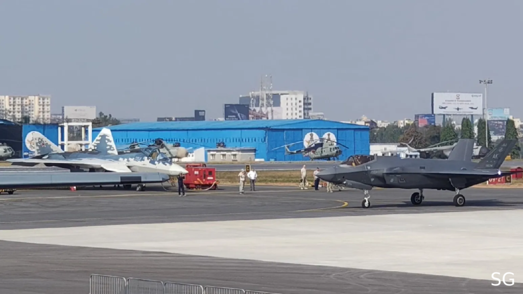Su-57 and F-35 Stealth Fighters Arrive in India