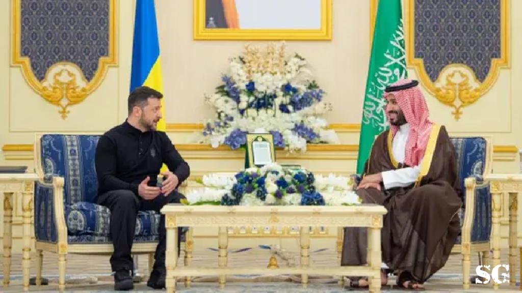 Zelenskyy Meets Saudi Crown Prince Ahead of Key US-Ukraine Talks