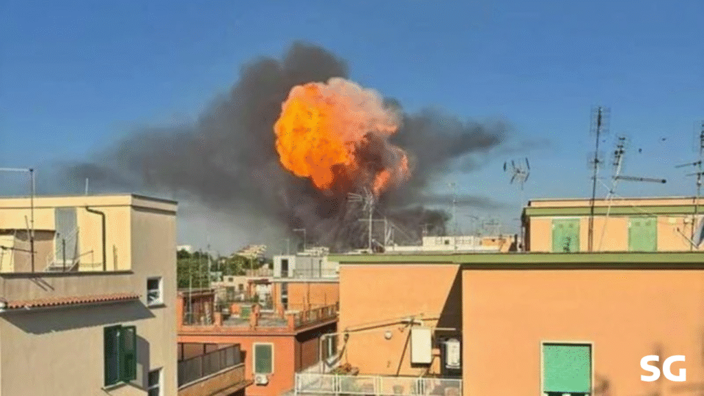 Explosion at Rome Petrol Station Leaves Dozens Injured 1 Explosion at Rome Petrol Station Leaves Dozens Injured
